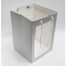 종이창쇼핑백w-16(10개)백색(20cm*20cm*30cm)