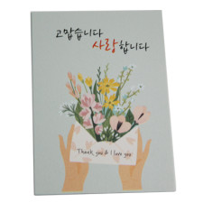 이지픽K카드 꽃봉투,고/사(22장)6cm*8.5cm