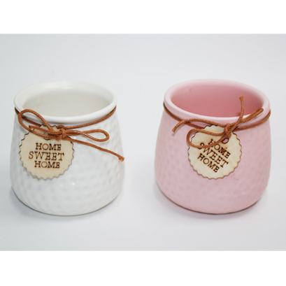 모스도자기 미니화분(7.5cm*7cm)화이트