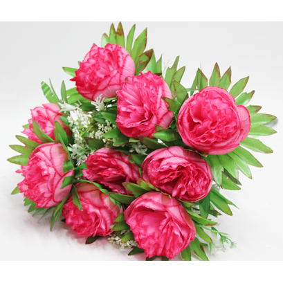 뉴목단부쉬조화(핑크)12줄기