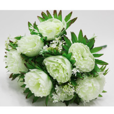 뉴목단부쉬조화(크림)12줄기