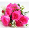열매장미부쉬조화(핫핑크)12줄기