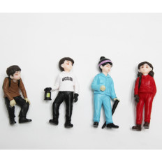 미니인형)등산인형(4p)