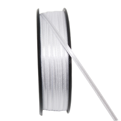 포리주자리본0.3cm(화이트)100yd