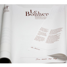 피오레보네르 무광포장지80g(화이트/브라운)10M