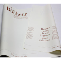 피오레보네르 무광포장지80g(아이보리/브라운)10M