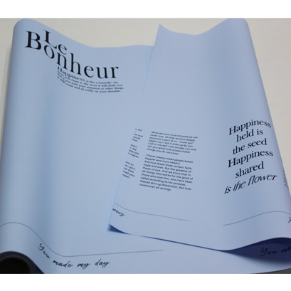 피오레보네르 무광포장지80g(블루)10M