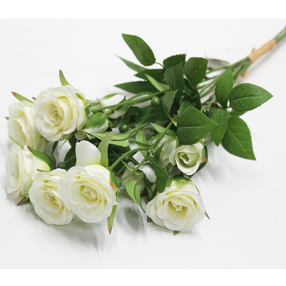 라비니로즈번들 조화(크림)