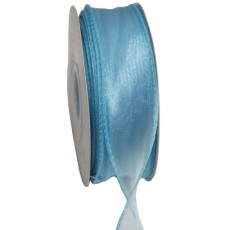 실루엣오간디 리본4cm(하늘)50yd