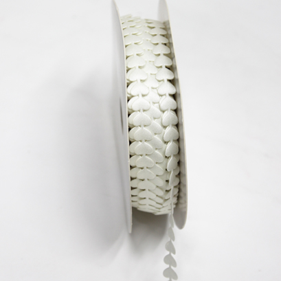 직선하트리본 0.8cm(백아이보리)20yd