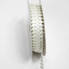 직선하트리본 0.8cm(백아이보리)20yd