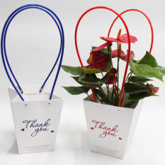 방수쇼핑백thank you(12cm용)10개