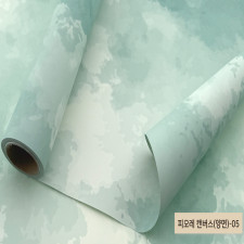 피오레캔버스 무광포장지80g(05그린)10M